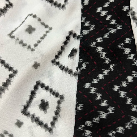 Ecote x UO black and white Aztec motif print kimono NWOT - Picture 6 of 7